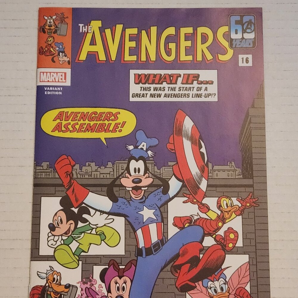 Amazing Spider-Man #45B (2022) Marvel Comics, Disney 100 Anniversary - What If?